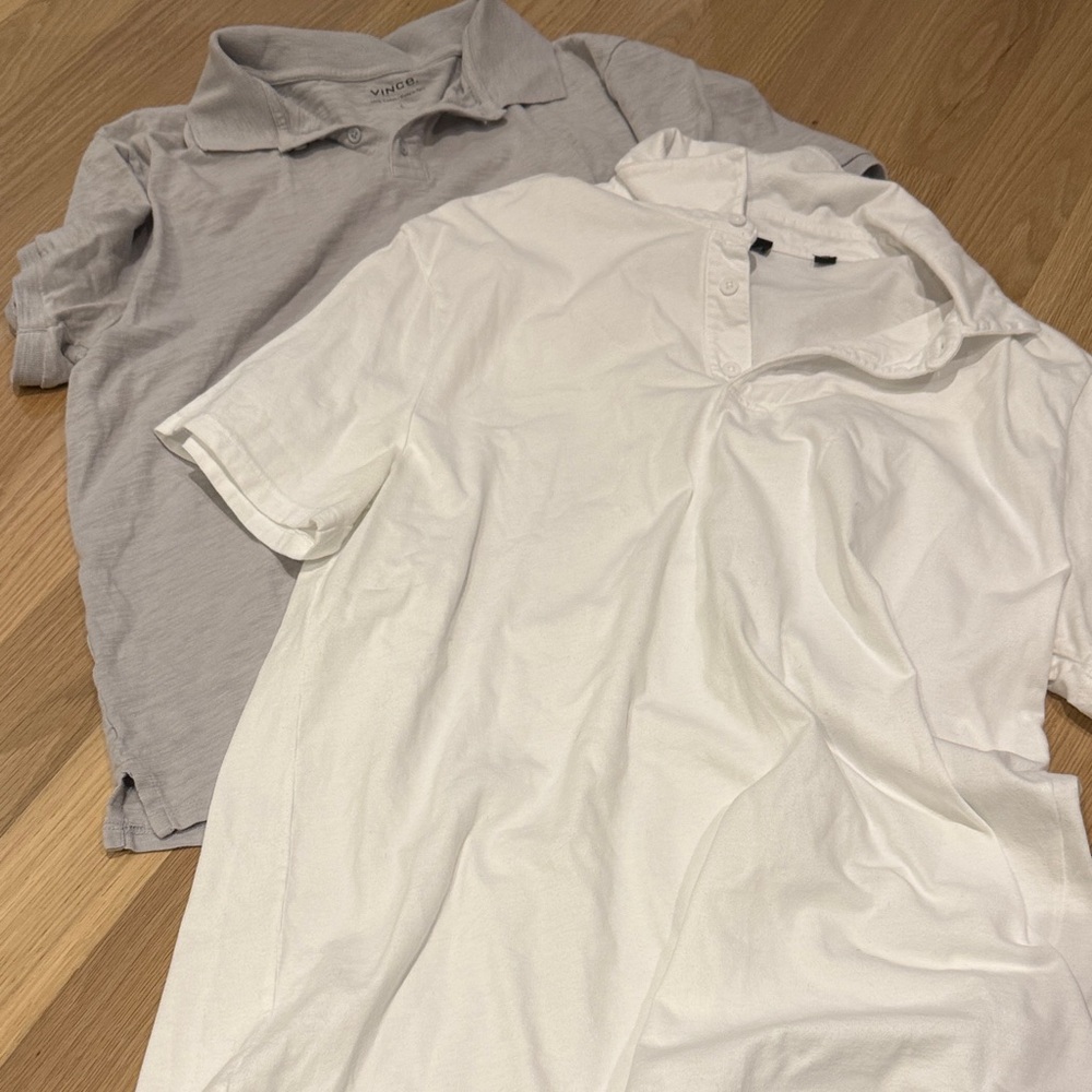 2 vince collared shirts